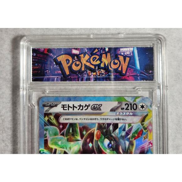 Pokemon Japanese Cycilzar EX 051/064 RR Double Rare Holo In Art Slab NM - Picture 2 of 4